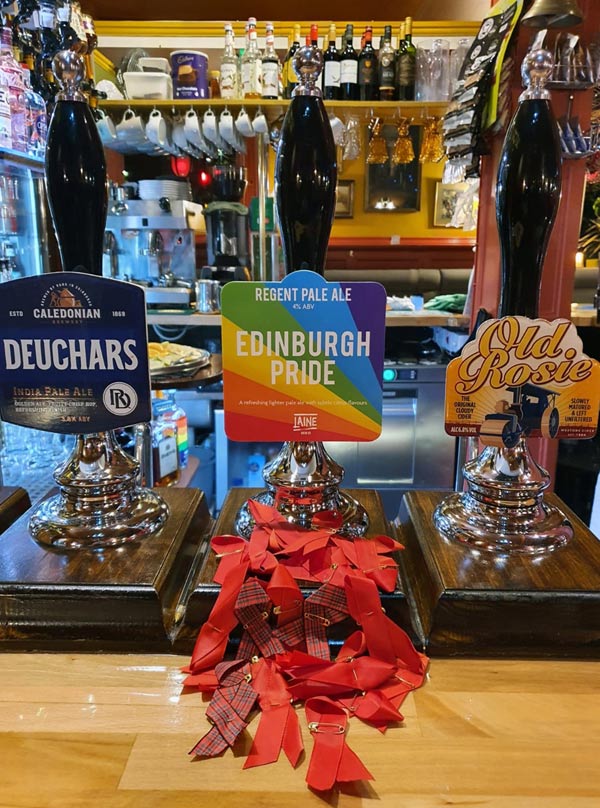 Edinburgh Pride ale, Regent Bar